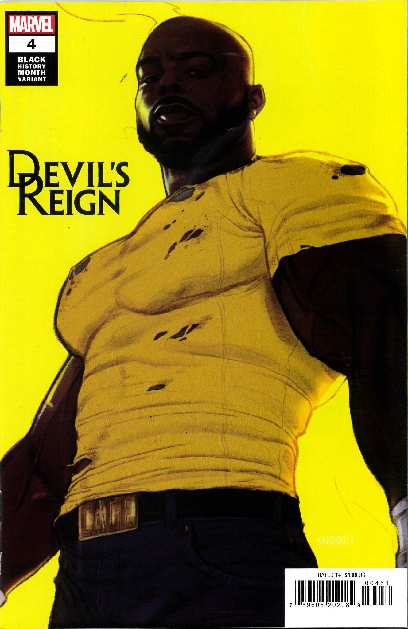 DEVIL'S REIGN #4: Joshua (Swaby) Sway Black History Month cover ...